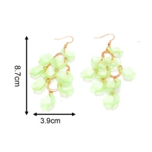 1 paire de boucles d'oreilles de luxe pour femmes minimaliste au design unique de coquillage à franges, cadeau élégant pour les amis
