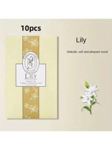 2/6/10/20 件衣橱空气清新剂，悬挂式香囊香薰香包花香香囊袋适用于抽屉衣柜房间壁橱，清新香味清新剂带挂钩（茉莉、玫瑰、薰衣草、百合、海洋、柠檬） - 多款 - 查看 22