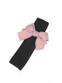 1pc/ 2 PCS Universal Comfort Car Seat Belt Covers - Universal Fit For Vehicle - Cute & Creative Bowknot Protective Covers For Car Seat Belts - Interior Decoration Set