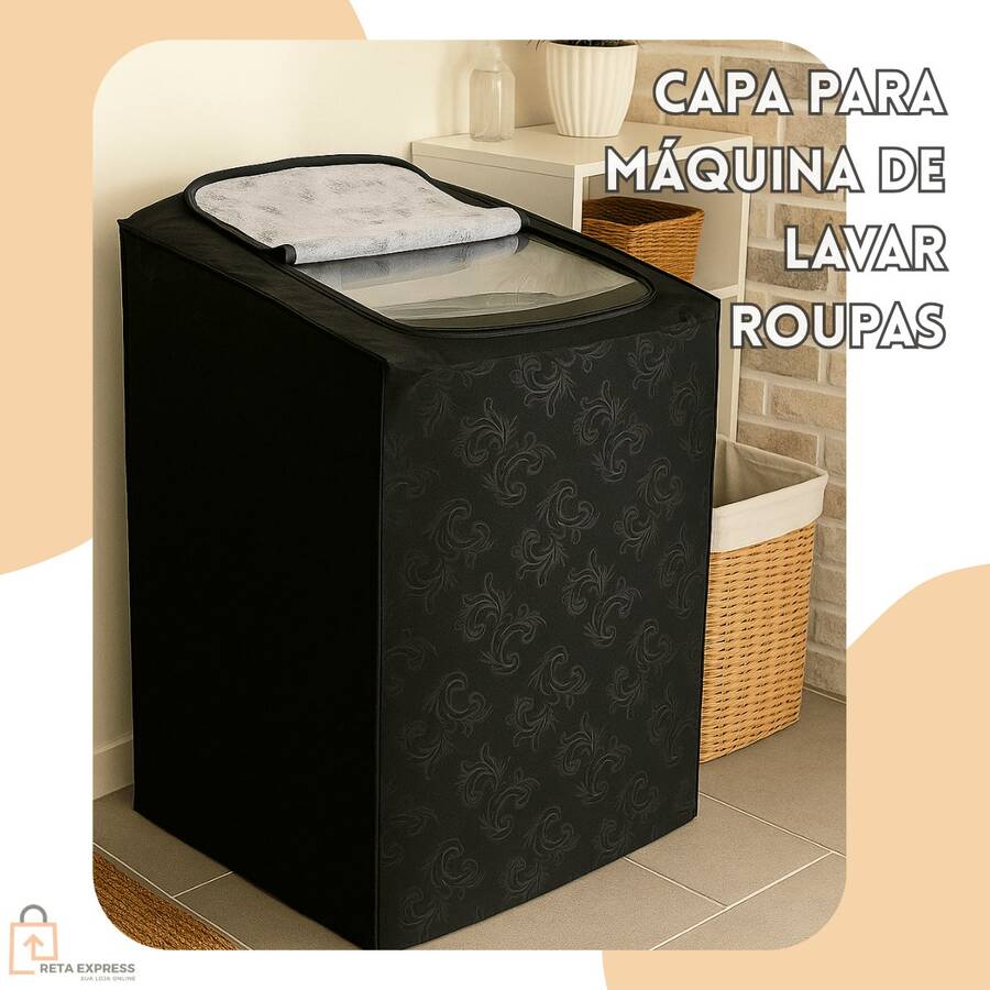 Electrolux Colormaq Consul Washing Machine Cover 12kg 13kg 14kg 15kg Size G - màu đen - Xem 1