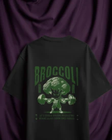 Unisex T-Shirt Gym Broccoli Workout T-Shirt Cotton Various Colors Letter Figure None Home - 黑色 - 查看 1