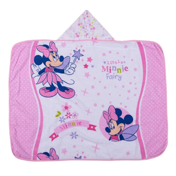  Toalha De Banho Disney Dupla Face Com Capuz Forrada De Fralda 70cm x 90cm Tecido Grosso Felpudo