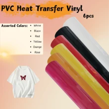 1 Roll, PVC Heat Transfer Vinyl Material, Size 30.5x60cm/30.5x102cm, Iron-On DIY, Suitable For T-Shirts, Easy To Cut And Smooth Surface, Embroidery Patch Iron-On Heat Transfer Patch, Applicable For Jackets, Clothing, Backpacks, Jeans, T-Shirts, Etc. - Multicolor - View 32