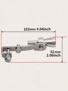 1.1L-1.6L 汽车涡轮增压哨排气管尾嘴，铝合金涡轮消声器排气声浪增强器 - 抛光金属表面，适用于轿车、摩托车和越野车 - 耐用汽车改装升级，提升排气声浪，通用尺寸，包含安装配件 - 易于安装的汽车配件 - 完美的生日礼物，汽车空气清新剂瓶，排气管，汽车改装零件 - 銀色 - 查看 7