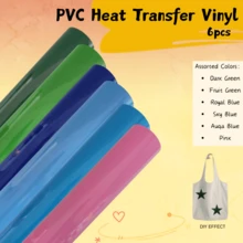 1 Roll, PVC Heat Transfer Vinyl Material, Size 30.5x60cm/30.5x102cm, Iron-On DIY, Suitable For T-Shirts, Easy To Cut And Smooth Surface, Embroidery Patch Iron-On Heat Transfer Patch, Applicable For Jackets, Clothing, Backpacks, Jeans, T-Shirts, Etc. - Multicolor - View 28