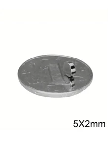 200pcs 5*2mm Refrigerator Magnets, Round Magnets, Durable Multipurpose Office Whiteboard Magnets