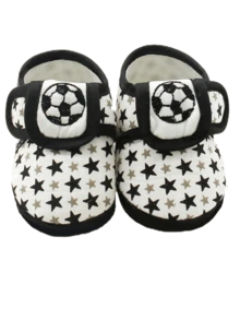 1双 0-1岁 足球图案新生儿卡通婴儿防滑袜 春秋季星形图案 男女宝宝袜子 0-6个月 6-12个月 - 彩色 - 查看 7