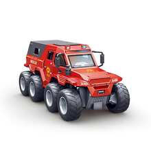 1件儿童军事越野车玩具车模型儿童开门声光惯性仿真模型 - 彩色 - 查看 8