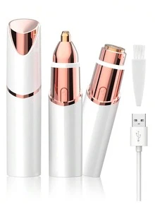 2-In-1 Electric Painless Hair Removal Device, Suitable For Women's Intimate Areas And Eyebrow Grooming - Multicolor - View 15