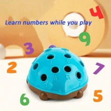 1pc Children's Hedgehog Puzzle, Toddler Fine Motor Skills Training, Concentration & Hand-Eye Coordination Development Toy - Multicolor - View 6