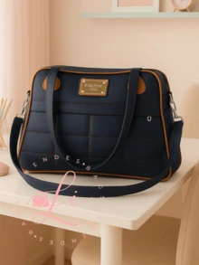 Women's Bag With Adjustable Shoulder Strap And Crossbody Large With Multiple Compartments - Navy Blue - View 1