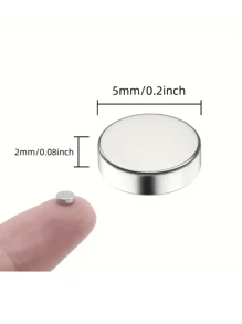 200pcs 5*2mm Refrigerator Magnets, Round Magnets, Durable Multipurpose Office Whiteboard Magnets