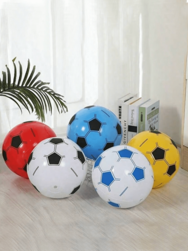 Portable Inflatable Water Football, Beach Soccer Ball For Outdoor Games & Tropical Party Decor
