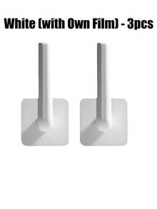 1/3/5 件挂帽、收纳整理、无需打孔、玄关墙、挂墙、多功能帽钩架、L 型多功能挂钩、耳机收纳架、太阳鞋助手、强力粘合剂、无需打孔、粘性挂架、多功能无需打孔厨房收纳架 - 彩色 - 查看 18