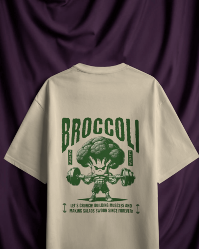 Tshirt Unissex Academia Brócolis Camiseta Treino Algodão Várias Cores  Letra  Figura    Nenhum    Casa