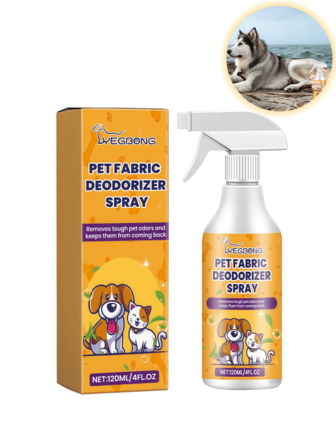 Pet Odor Eliminator Spray - Cleans Pet Odors, Freshens Indoor Air, Long-Lasting Fragrance