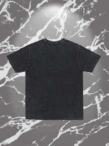 230G Washed Pure Cotton Men's T-Shirt – Vintage Cool Street Style Graphic Tee For Outdoor Sports | Loose Fit | Soft Knitted Fabric