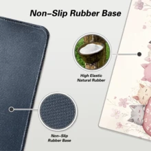 超可爱猫咪鼠标垫、办公桌垫、时尚设计、电脑游戏键盘垫、美观、适合学校用品、返校