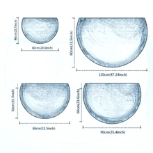奢华复古半圆形门垫 - 防滑背衬，毛绒绒地毯，小地毯。卧室地毯，浴室垫，厨房地毯。装饰地毯，可水洗玄关垫，适用于厨房、餐厅、走廊、卧室、派对、露台、节日装饰 - 彩色 - 查看 7