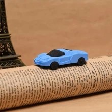 15pcs/Set Mini Race Car Erasers, Random Color Assortment, School Classroom Rewards, Prizes, Gifts And Fun Stationery, Learning Supplies