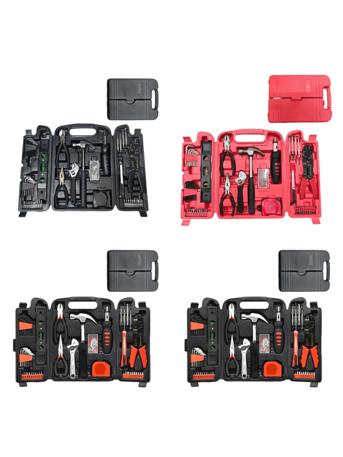 Tool Kit With Rugged Case 129 Pieces - Color aleatorio - Ver 1