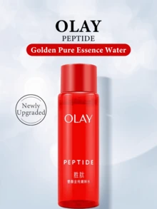 Olay Peptide Golden Pure Essence Toner 50ml, Regenerist Micro-Sculpting Toner, Hydrating & Moisturizing, Replenishes Skin With Water, Gentle Skincare, Refreshing Texture, Evens Skin Tone, Nourishing Texture, Refines & Nourishes Skin, Suitable For All Skin Types, Especially Dry & Dull Skin, Daily Facial Essence, Improves Texture & Aging Signs, Leaves Skin Soft, Smooth & Radiant
