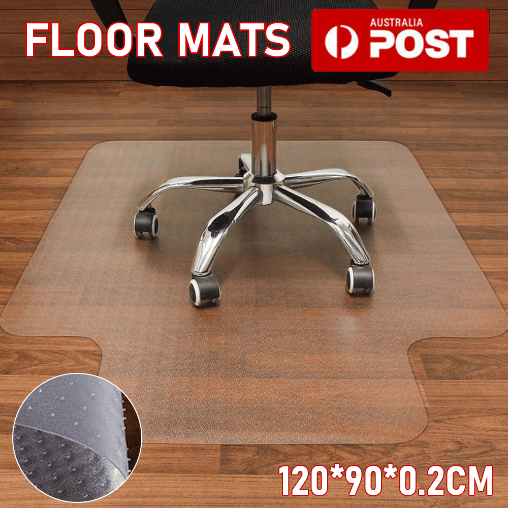 Office Chair Mat For Hard Floors 120*90*0.2cm In Clear Floor PVC Protector Mat "Floor Protection Rolling Chair Mat, Chair Padding, And Caster Chair Cushion-2 Types