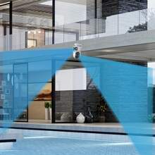 1 Packung/2 Packungen 2K Outdoor PTZ Drahtlose IP-Kamera 2,4 GHz WLAN Dual-Linse Dual-Bildschirm Kamera Auto-Tracking Babyüberwachung, Sicherheitskamera mit Farbvision bei Nacht, Zwei-Wege-Sprech-Funktion, Auto-Tracking & KI-Bewegungserkennung - perfektes Geschenk