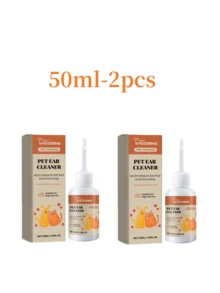 YEGBONG 宠物耳滴剂可缓解狗和猫的耳朵不适，清除耳垢并去除异味