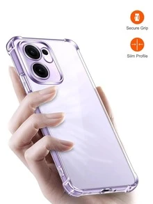Protector Transparente Reforzado Uso Rudo Acrigel Para Oppo Reno 13F 5G - transparente - Ver 3