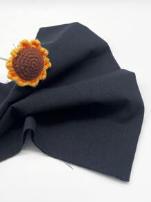 Tela bordada de 50*150cm, en colores blanco, beige y negro, tela de lino premium para bordar, adecuada para mantel, almohada, base de reposapies, cortina de sofá, material de manualidades DIY. Opciones de color: negro, blanco, beige