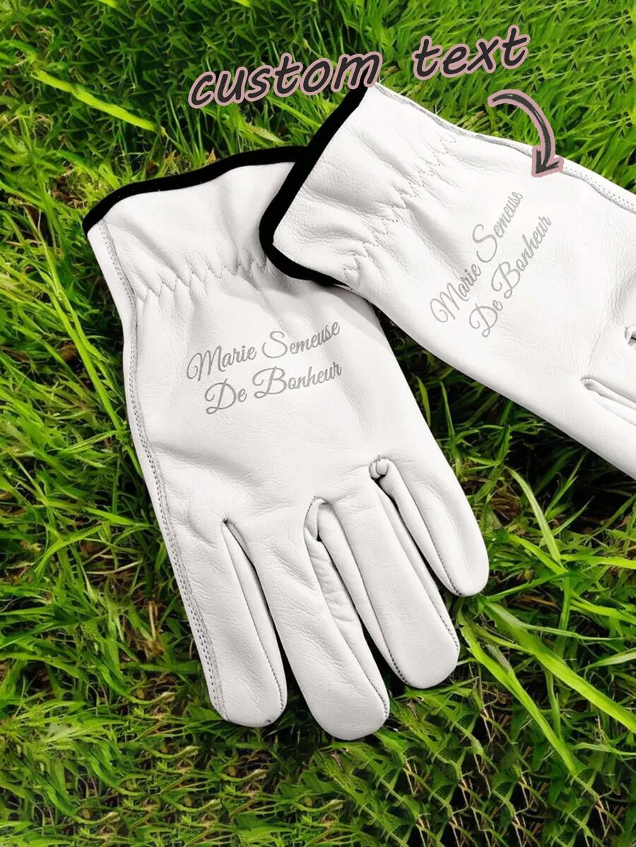 Personalized Name/Text Snowman Plush Winter Gloves - Christmas Hand Warmer With Fuzzy Cuff, Unisex, Cold Weather Gloves Suitable For Outdoor Activities, Parties And Gifts (Add Your Name) - Multicolor 5 - View 1