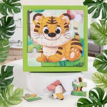 New 3-In-1 Progressive Difficulty Magnetic Puzzle Book, Suitable For Children 3+ Years Old, Educational Logic Development Puzzle Toy, Children's Day/Birthday Gift