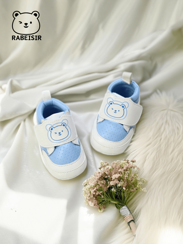 RABEISIR Chaussures de sport pour tout-petits, baskets de style dessin animé avec bande auto-agrippante, convenant aux fêtes, aux vacances, et à toutes les saisons