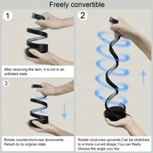 1pc LED Iron Art Desk Lamp, USB Powered, 3-Color Dimming, Height Adjustable, Ideal Room Decor Light, Suitable For Living Room, Study, Office, Bedroom, Party, Dining Room, Dorm, Great Gift For Holiday, Valentine's Day, Christmas, Halloween