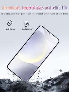 2 件全覆盖钢化玻璃屏幕保护膜，无气泡，易于安装，适用于 Galaxy S21FE、Galaxy S24、Galaxy S24 PULS、Galaxy S24 Ultra、Galaxy Note20 Ultra、Galaxy S20+、Galaxy S21 5G、Galaxy S21+ 5G、Galaxy S22+、Galaxy S23 FE、Galaxy S24 FE、Galaxy S25 Plus、Galaxy S25、Galaxy S25 Ultra 和其他型号，全屏覆盖礼物，适合生日、复活节、总统日和其他节日，可作为手机屏幕保护膜和手机配件赠送给家人和朋友。 - 無色 - 查看 5