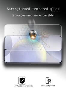 2 件全覆盖钢化玻璃屏幕保护膜，无气泡，易于安装，适用于 Galaxy S21FE、Galaxy S24、Galaxy S24 PULS、Galaxy S24 Ultra、Galaxy Note20 Ultra、Galaxy S20+、Galaxy S21 5G、Galaxy S21+ 5G、Galaxy S22+、Galaxy S23 FE、Galaxy S24 FE、Galaxy S25 Plus、Galaxy S25、Galaxy S25 Ultra 和其他型号，全屏覆盖礼物，适合生日、复活节、总统日和其他节日，可作为手机屏幕保护膜和手机配件赠送给家人和朋友。 - 無色 - 查看 3
