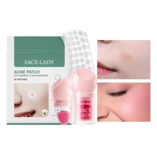 Sace Lady Rubor Líquido Serum Waterproof Maquillaje Multifun 02+Acne Patch - 02 - Ver 1