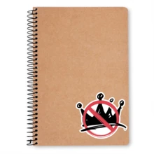 1 Stück Aufkleber, Anti-Monarchie politischer witziger Protest wasserfester Vinyl-Aufkleber für Laptop, Wasserflasche, Notizbuch, Auto, politische Satire, Nicht mein, Entsorgen, Rote Mütze Kult, Clown Zirkus