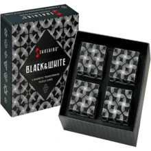 SHASHIBO Shape Shifting Box - STEM Magnetic Fidget Cube That Transforms Into Over 70 Shapes, Download Fun In Motion Toys Mobile App (Blue Planet) - White & Black - 查看 1