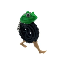 (Figura Criativa) Tralalero Tralala. Enfeites de Tubarão Meme Italiano - Coleção de Animais Fantásticos com Design Exclusivo (Banana, Elefante, Sapo Verde, Tubarão, Hipopótamo) - Escritório de Plástico Durável com Decoração de Mesa para Casa, Presente de Natal para Fãs TungTungTungSahur