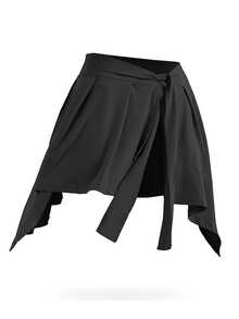 2 件女士瑜伽、芭蕾、网球裙、系带裙、瑜伽运动裹身短裙、衬衫、跑步裹身运动裙 - 彩色 - 查看 16