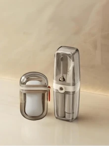 密封防漏便携式带盖香皂盒,迷你收纳携带皂盒,便捷旅行漱口杯香皂盒,情侣洗漱杯牙刷杯收纳盒牙刷牙膏盒套装,商务旅行户外露营户外旅行便携,适用于居家,学校,旅行包收纳等! - 透明灰 - 查看 17