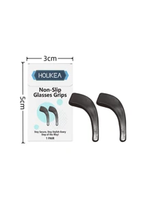 Crochets anti-dérapants pour lunettes, crochets d'oreille anti-dérapants en plastique pour le sport, accessoires de lunettes à conception stable. Sauveur anti-dérapant pour lunettes ! Installation unique, ne tombera pas même en secouant. Port stable pour le sport et l'usage quotidien. Crochets anti-dérapants pour lunettes à installation rapide, en matériau de silicone super élastique, confortable et ajusté sans blesser les oreilles.