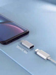 Type C Adapter, Micro Lightning To USB C Connector Convertor For Data Syncing And Charging,Universal For Type C Phones Pads And Other Type C Cable Supported Devices(Not Compatible With Headphones And Audio Devices)
