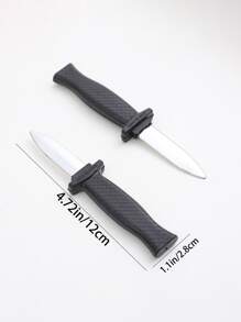 1 Peça Faca de Plástico Retrátil Mágica, Brincadeira de Presente Engraçado de Dia das Bruxas, Objeto de Susto, Adereço de Fantasia da Medusa Falsa