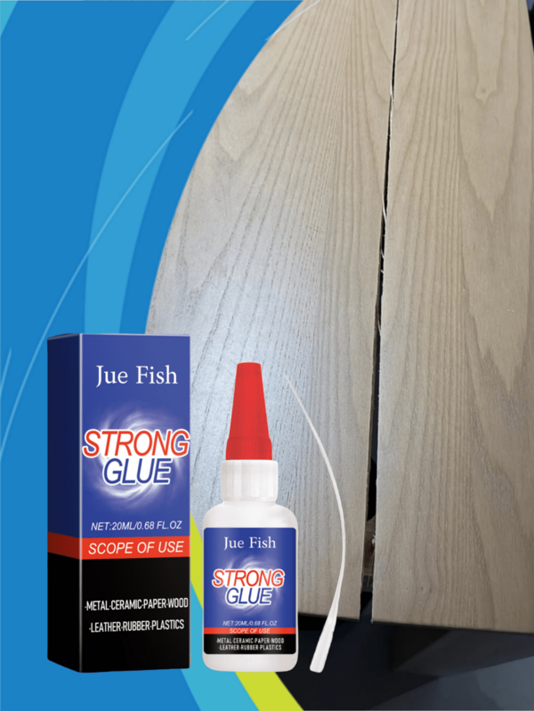 20ml Edging Glue, Durable & Aesthetic, Multi-Surface Bonding, Portable & Multi-Purpose, Super Strong Nail Glue, Super Glue, Wood Glue, Craft Glue, Sealed Cast Iron, Sealant, Leakage Filler, Metal Adhesive