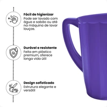 Kit Of 4 Plastic Juice Jugs 1.7L Premium Material, Resistant For Picnics, Schools, Daycare Centers