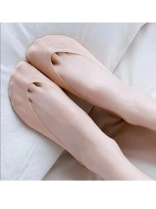 6 Pairs Women's Black Ultra-Thin Nylon Invisible Socks, Lining Socks, Non-Slip, Suitable For Business, Casual Wear And Various Shoes Like Flats, High Heels, Loafers And Sneakers, Great For Work, Shopping, Walking, Party And Daily Wear. (Also Available In 6/5/3/1 Pair Sets) Christmas Gift