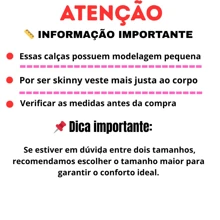 Kit 3 calça Feminina Jeans  Infantil Juvenil top